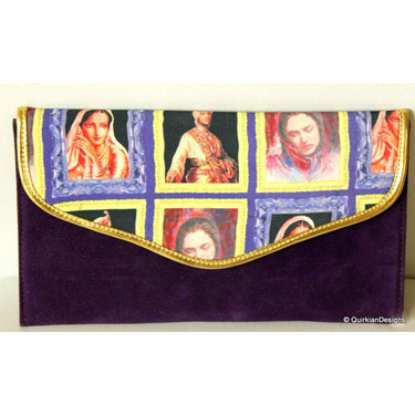 Violet Clutch Purse, Wedding Clutch, Party Clutch